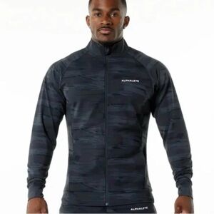 Alphalete Men's Black Camo Performance Jacket